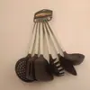 Conjunto de Espátulas de Nylon Transfronteiriço Seis Peças, Colher de Sopa, Utensílios de Cozinha Multifuncionais, Conjunto de Utensílios de Cozinha Resistentes a Altas Temperaturas, Atacado do Fabricante