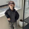 Chamarra de Plumón Cotton Shop para Niños, Estilo Coreano Otoño/Invierno 2026 Nuevo Modelo, Cárdigan Ligero con Capas de Plumón de Pato Blanco