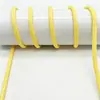 Corda de crochê colorida de poliéster, corda redonda sólida para roupas, cordões de chapéu, cordões de cintura de calça, alças de bolsa de lona