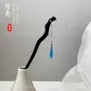 Grampo de Cabelo com Borla Estilo Antigo para Mulheres 2025 Novo Novo Grampo de Cabelo Chinoiserie Grampo de Cabelo Adorno de Cabeça Acessórios para Cheongsam Acessórios de Cabelo Chinoiserie