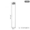 Botella Tubo de Aluminio Plateado, Alto Borosilicato, Diámetro de 30 mm, Botella para Reactivos, Botella de Vidrio con Tapa de Rosca Dispensadora, Botella para Empaque de Cordyceps