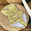 4 colores] estilo ins simple versión coreana de estampado de amor top de tubo retro traje de baño de una pieza bikini de vacaciones de playa para mujer