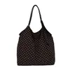Yozzi 2026 principios de otoño nueva moda versátil dulce bolso de hombro de lunares bolso de mano grande de alta capacidad elegante bolsa tote