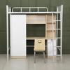 Litera y Escritorio Combinado Cama Librería Integrada Apartamento para Estudiantes Universitarios Litera y Gabinete Dormitorio del Personal Cama Loft Personalización