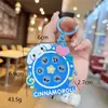 Llavero de Mini Tambor de Mano Musical Luminoso Creativo para Niños Juguete Divertido de Whack-A-Mole Colgante para Mochila Escolar Pequeño Regalo