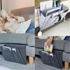 Fábrica atacado feltro saco de armazenamento de cabeceira, bedside storage hanging bag, bedside storage bag, hanging bag, portable storage bag