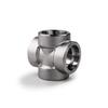 Roke Marca B16.11 Acero Inoxidable Forjado Codo de Cuatro Vías para Soldadura de Enchufe 3000lb 6000lb 900lb
