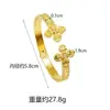 Pulsera Antigua de Oro Arena Estilo Chino con Sentido de Diseño, Incrustada con Diamantes, Palabras Auspiciosas Tridimensionales, Pulsera de Vajra, Joyería Étnica para Mujer