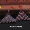 Vermelho bordado triângulo sacos zodíaco segurança pane saco pescoço pendurado DIY novo estilo chinês sacos