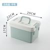 Caja de Almacenamiento Personalizada Cesta de Almacenamiento de Snacks Plástico Cosméticos Caja de Almacenamiento para el Hogar Caja de Almacenamiento para Dormitorio con Tapa