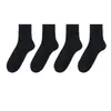 Calcetines de Grafeno para Hombre, Calcetines Deportivos de Media Pantorrilla, Anti-Olor, Calcetines de Algodón Absorbentes de Sudor, Suela de Masaje Deportiva para Negocios, Calcetines Largos para Chicos de Secundaria