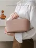 Bolsa de Almofada de PU Personalizada para Atacado, Bolsa de Maquiagem de Grande Capacidade, Necessaire de Couro Multiuso, Estilo de Luxo Leve