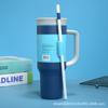 Taza Termo Transfronteriza de 40 oz Owala Acero Inoxidable Carro Hielo Acero Inoxidable Taza para Carro Taza para Agua 40 Nueva Taza Termo