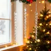 Decoraciones Navideñas, Guirnaldas de Perlas, Guirnaldas para Colgar en la Puerta, Arreglos de Escena, Colgantes de Moño Navideño, Colgantes Creativos