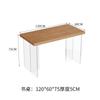 Escritorio de Esquina de Madera Maciza Escritorio para Computadora en Forma de L para Dormitorio en Casa Escritorio de Esquina Simple Moderno Escritorio de Escritura para Estudiantes