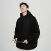 Suministro directo de fábrica suéter con capucha y botones pesados de 450G para hombre otoño e invierno marca de moda holgado casual chaqueta sudadera Joker