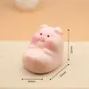 Acessórios para carro decoração de casa boneca console central desenho animado mini fofo porquinho fofo decoração