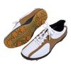 Suministrados directamente por el fabricante, los zapatos de golf para hombre son antideslizantes, transpirables y tienen tacos fijos que se pueden personalizar con un logotipo.