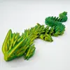 Producto Nuevo Más Vendido Transfronterizo Figura Modelo de Dragón Sin Dientes Impresa en 3D Juguete Colorido con Articulaciones Móviles Dragón de Cabeza Grande