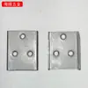 Accesorios de Marco de Acero para Oficina al por Mayor Tubo Soldado de Ángulo Recto en Forma de U Ensamblaje de Conector Interno Piezas de Mesa Tubo con Ranura en Forma de U