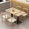 Mesas y Sillas para Comedor de Comida Rápida Comercial, Tienda de Fideos, Desayuno de Restaurante, Catering, Sopa de Fideos Caracol, Bocadillos, Té de Leche, Tienda de Postres, Juego de Mesa y Sillas para Barbacoa
