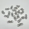 Accesorios para Joyería DIY Cadena Pintada de Cuatro Secciones Cadena Molida de 4 Secciones Cadena Tejida de Metal Cadena para Llavero Cadena de Conexión Cadena para Colgar