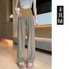 Estilo Casual Yamamoto Pantalones para Mujeres Embarazadas Verano Retro Ropa Exterior Cintura Baja Pantalones Yamamoto Moda Pantalones Casuales Primavera Pantalones Cruzados Abdominales