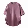 Camiseta Informal de Manga Corta Raglán con Costuras de Contraste G-stone para Jóvenes y Adultos