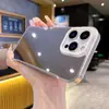 Funda de Teléfono Espejo sin Marco Adecuada para Iphone16Promax/15/14/13 PC Teñido Degradado