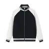 Outono e inverno 380G padrão diamante air layer jaqueta baseball americana cardigã feito sob medida unissex roupa de trabalho com impressão de logotipo