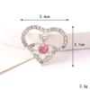 Accesorios de joyería de aleación de zinc multiestilo creativos para manualidades, diamantes, arcoíris, amor, agujeros para zapatos, accesorios de flores, venta al por mayor en Yiwu