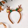 Accesorios Navideños para el Cabello de Bosque Relleno, Lindas Horquillas de Astas de Alce, Diademas, Horquillas para el Día del Niño, Flequillo, Adornos para la Cabeza de Mujer