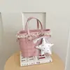 Bolsa Simples da Moda Feminina Estilosa de Ombro Único 2026 Bolsa Transversal Texturizada Casual Nova Bolsa de Mão Xadrez Bolsas Estilosas