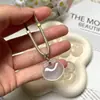 Pingente de Pedra Natural Calcedônia de Alta Qualidade com Fecho Bebê Suprimento Atacado DIY para Barracas, Pingente Acessório de Saco de Dinheiro com Caractere da Fortuna