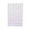 Perlas Transparentes Gota de Agua Rhinestone para Rostro Pegatinas Diamante Infantil Pegatinas de Diamante Maquillaje de Escenario Flor de Diamante con Brillo Pegatinas para la Frente Decoraciones Faciales
