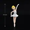 Chen Jun artesanía bailarina de ballet plástico PVC artesanías llavero accesorios micro paisaje adornos de musgo regalo