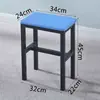 Banco de Máquina de Costura para Fábrica de Vestuário, Oficina de Fábrica Colorido de Aprendizagem Banco Alto, Banco Quadrado, Cadeira de Trabalho, Banco Pequeno para Estudante de Fast Food