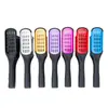 Peine de Placa Colorido Electroplateado Peine Alisador Cerdas de Jabalí Secado y Suavizado del Cabello Forma de V Nuevo Peine de Placa Salón de Belleza Mayoreo