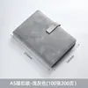 Cuaderno A5 Piel Suave Libro de Registro para Reuniones de Trabajo de Oficina Negocios Botón Magnético Exquisito Grosor Caja de Regalo Set