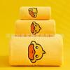 Pato amarillo G.DUCK toalla cuadrada de vellón coral toalla toalla de baño linda caricatura suave absorbente traje cabello bienestar súper