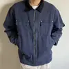 Chaqueta de trabajo simple y versátil para hombres y mujeres, primavera y otoño, top casual de moda con cuello de solapa, abrigo casual de corte holgado para parejas