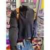 Suéter para hombre estilo americano con cuello Henry para otoño e invierno, corte ajustado, estilo casual, prenda interior de punto con un toque de alta gama