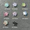 Nuevos accesorios de cerámica suave para decoración de uñas con diseño de peonías y luciérnagas, accesorios luminosos para decoración de uñas, bolsa de material para decoración de uñas de estilo chino mixto