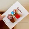 Tecido de Renda Japonês e Coreano Grampo de Cabelo de Desenho Animado para Meninas, Doce e Gentil no Cabelo, Presilha de Franja, Novo Grampo de Cabelo de Pelúcia para Outono e Inverno