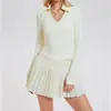 Traje Deportivo Estilo Europeo y Americano Manga Larga para Mujer Sensación de Segunda Piel Casual Camisa Polo Running Fitness Yoga Top Camiseta Conjunto de Dos Piezas