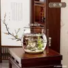 Aquário de Plástico Transparente Espessado Aquário Micro-Paisagem Paisagismo Resistente a Quedas Extra Grande Tanque de Tartaruga Tanque Ornamental de Escritório