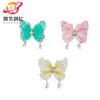 Nuevo Venta al por Mayor Estilo Fragancia Pequeña Hecho a Mano Abalorios Abalorios Coloridos Mariposa Pegatinas de Tela Bolsos Zapatos y Sombreros Parches Decorativos DIY