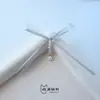 Elegantes accesorios de tela con cuentas de doble hebra y lazo anudado a mano para bolsos, zapatos, sombreros y accesorios de ropa DIY