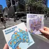 Imanes de Refrigerador de Acrílico Personalizados con Diseños Culturales y Creativos de Ciudades, Pegatinas Magnéticas de Mapas Creativos de Dibujos Animados, Materiales de Viaje