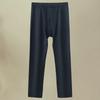 Calça térmica masculina de seda e caxemira, calça de baixo justa, média e grossa, calça masculina jovem quente, outono e inverno